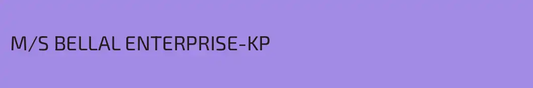M/S BELLAL ENTERPRISE-KP 